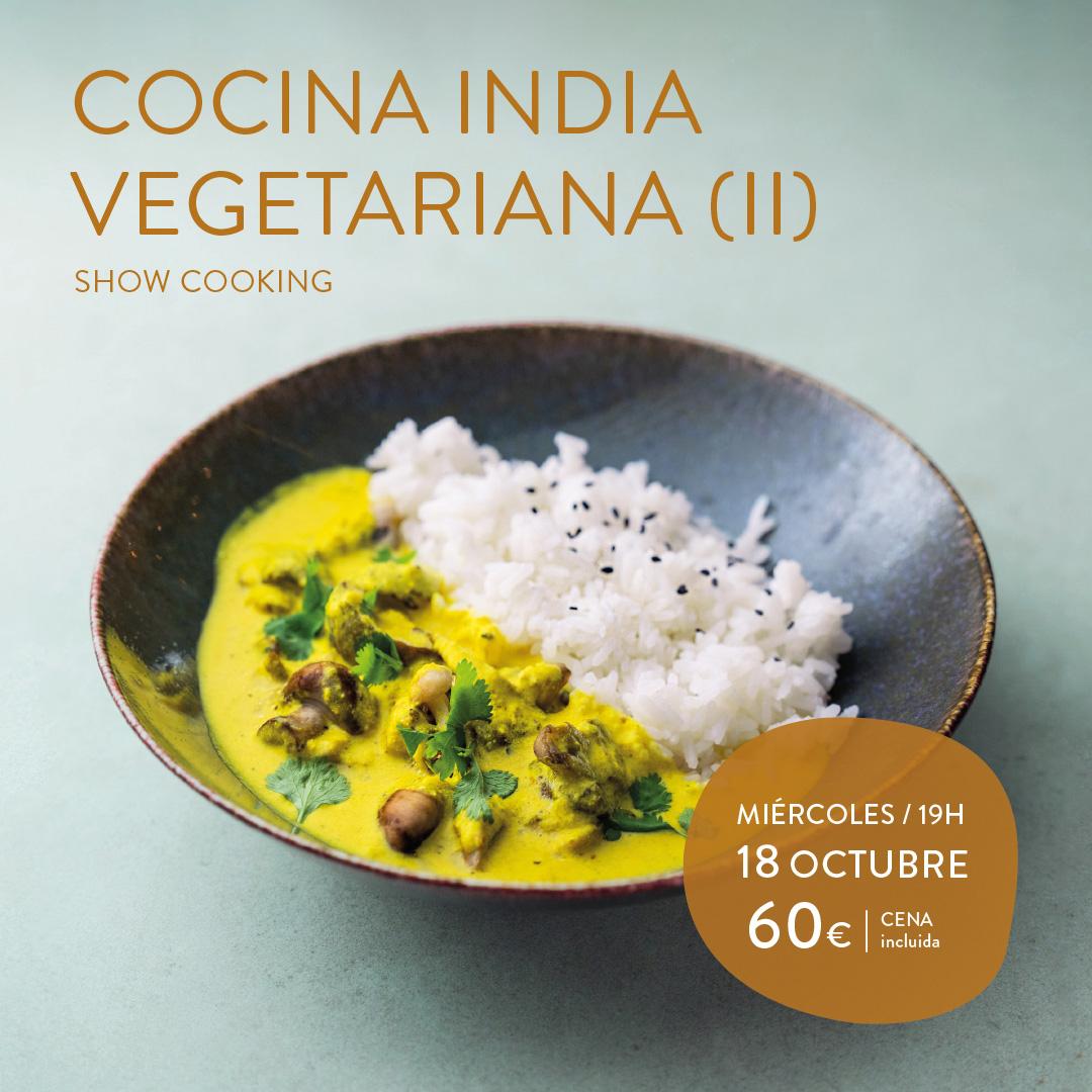 show cooking cocina india vegetariana (II)